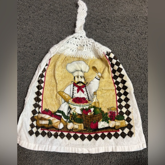 Kitchen | Vintage Kitchen Italian Chef Pasta Kitchen Hand Dish Towel ...